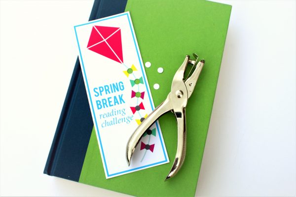 Spring Break Reading Challenge bookmarks