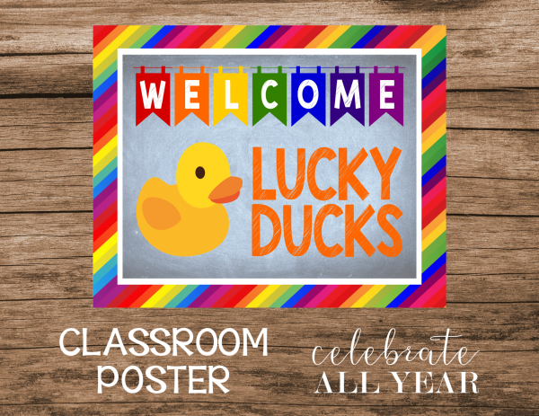 rubber duck classroom poster