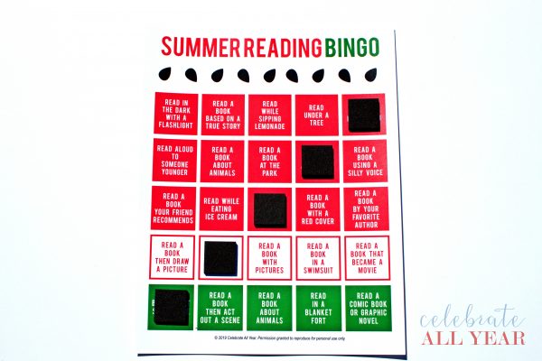 Summer Reading Bingo