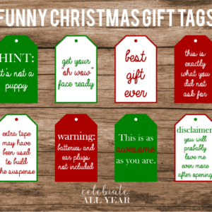 Funny Christmas Gift Tags